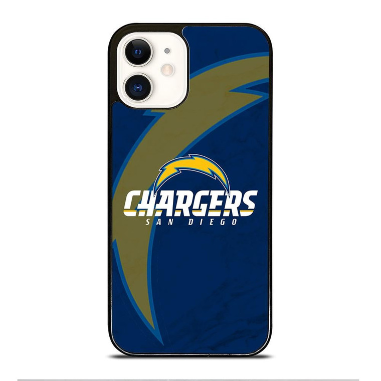 SAN DIEGO CHARGERS MARBLE iPhone 12 Case Cover