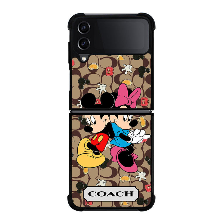 COACH MICKEY MINNIE MOUSE LOVE Samsung Galaxy Z Flip 4 Case Cover COACH MICKEY MINNIE MOUSE LOVE Samsung Galaxy Z Flip 4 Case Cover