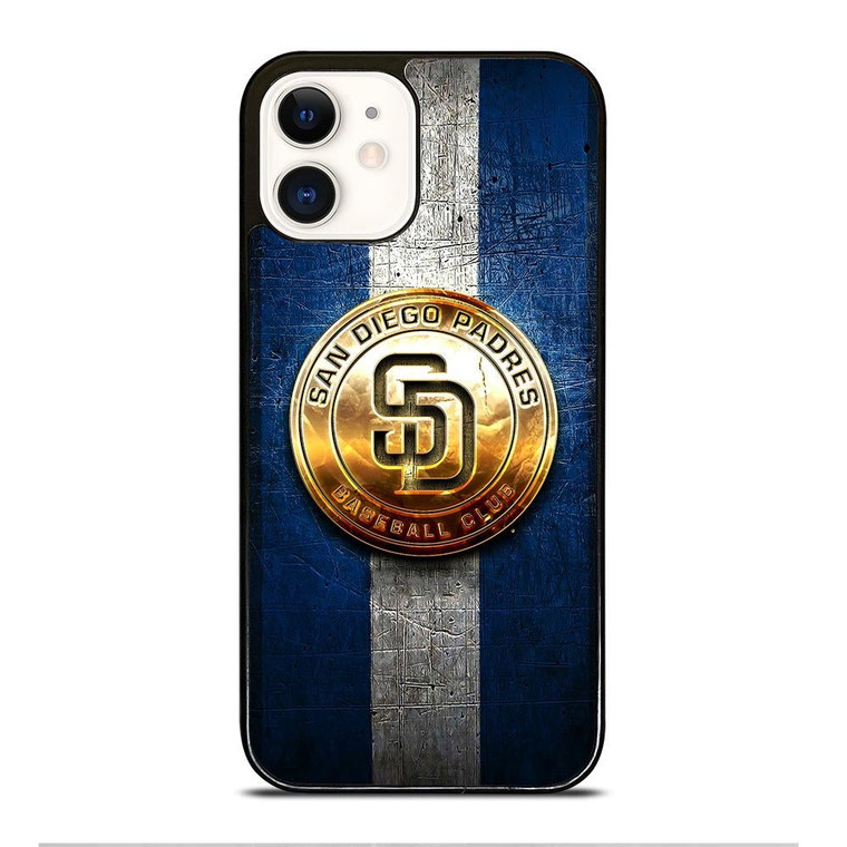 SAN DIEGO PADRES GOLD LOGO iPhone 12 Case Cover