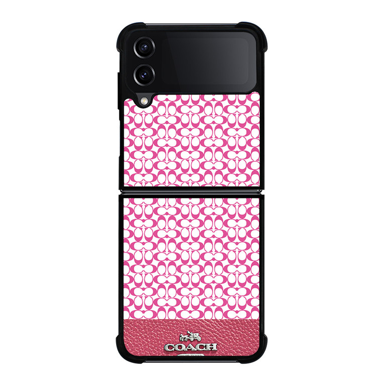 COACH NEW YORK PINK Samsung Galaxy Z Flip 4 Case Cover