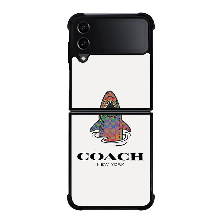 COACH NEW YORK SHARK Samsung Galaxy Z Flip 4 Case Cover