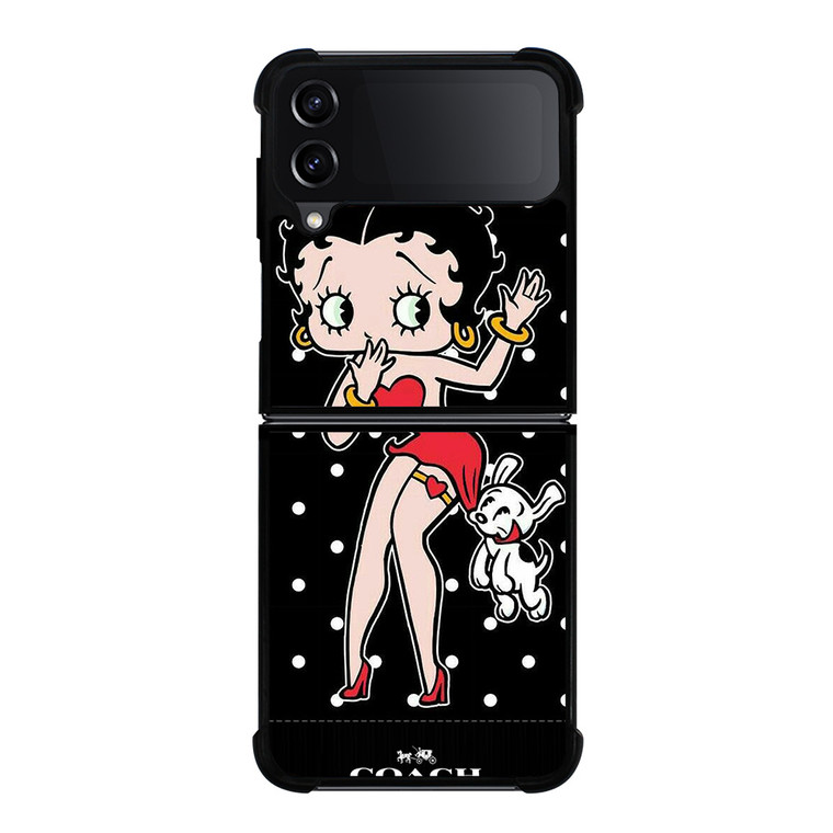COACH NEW YORK X SEXY BETTY BOOP Samsung Galaxy Z Flip 4 Case Cover