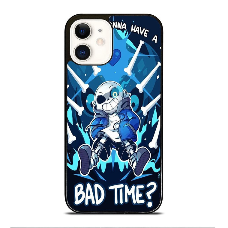 SANS UNDERTALE  BAD TIME 2 iPhone 12 Case Cover