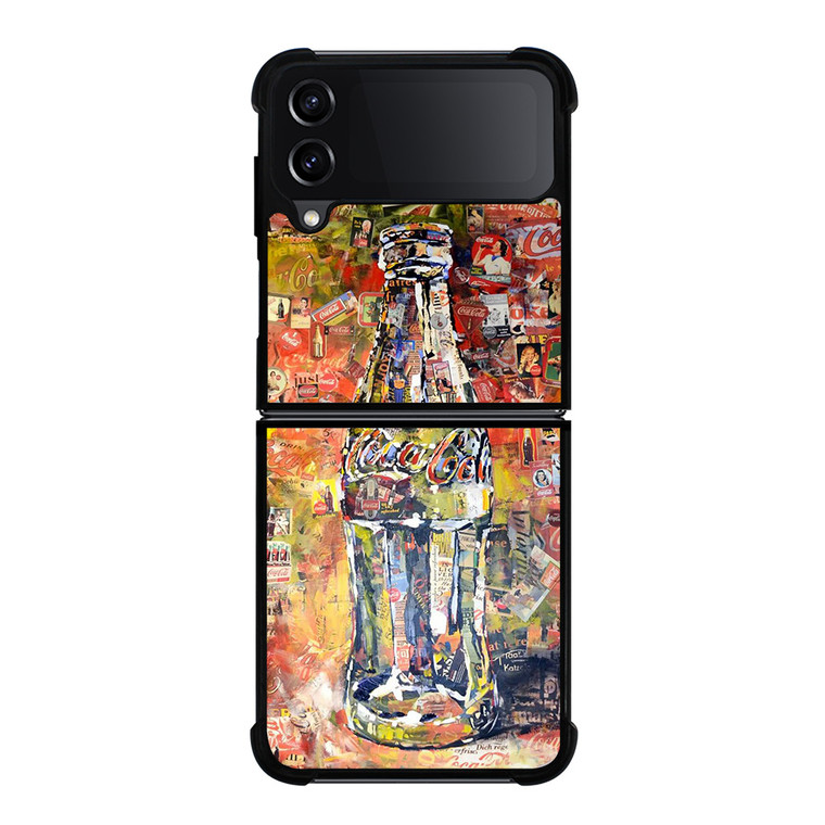 COCA COLA BOTTLE ART Samsung Galaxy Z Flip 4 Case Cover