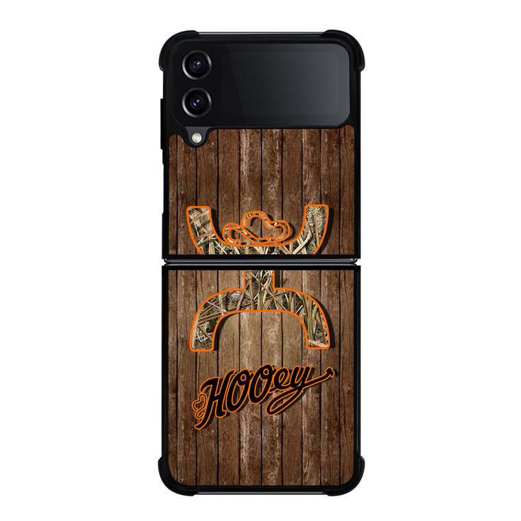 COMO HOOEY WOODEN LOGO Samsung Galaxy Z Flip 4 Case Cover