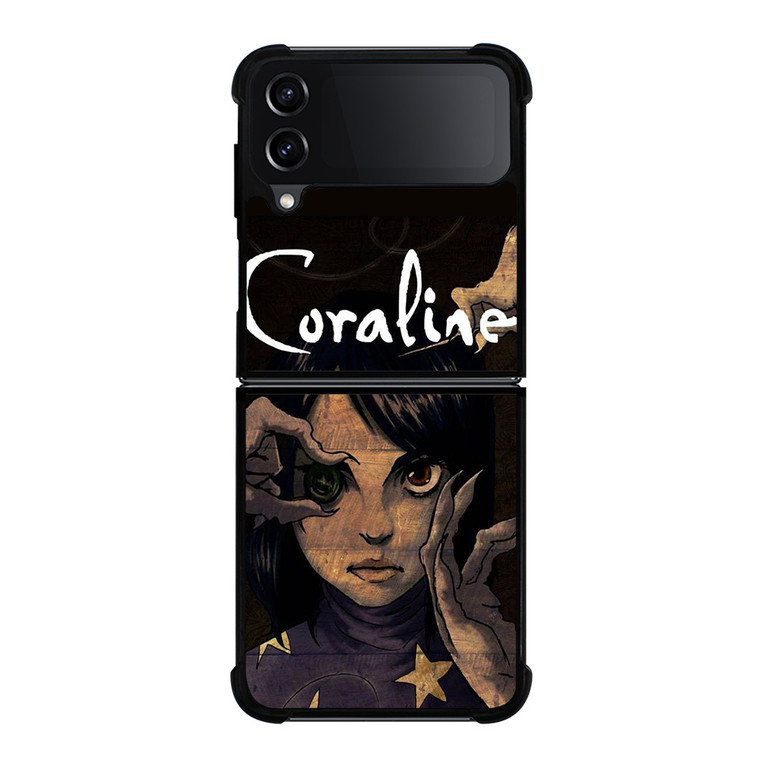 CORALINE FACE CARTOON Samsung Galaxy Z Flip 4 Case Cover