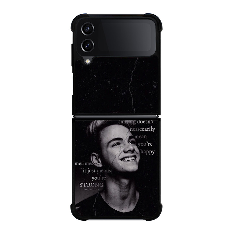 CORBYN BESSON WHY DON'T WE QUOTES Samsung Galaxy Z Flip 4 Case Cover