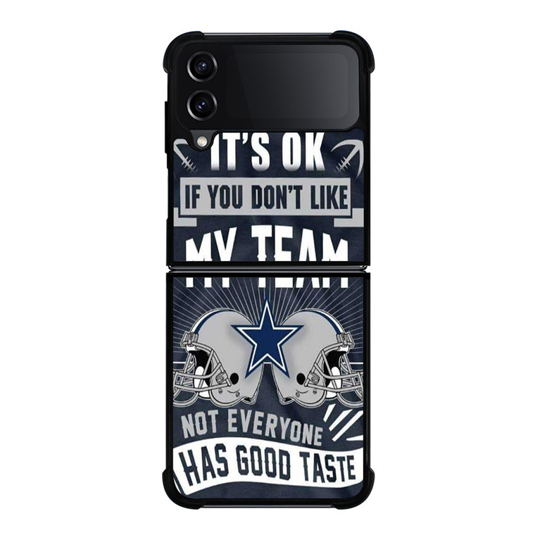 DALLAS COWBOYS IT'S OK Samsung Galaxy Z Flip 4 Case Cover