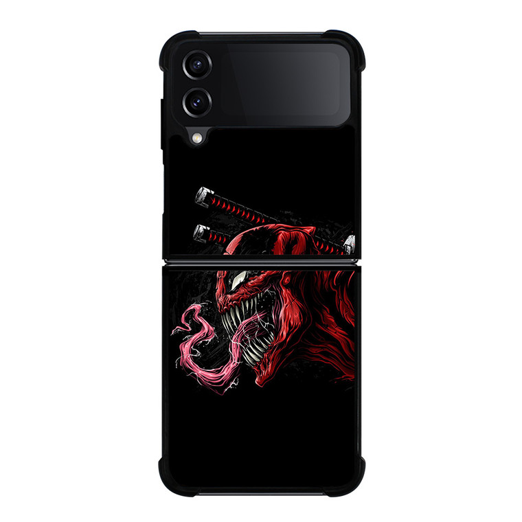 DEADPOOL VENOM MARVEL Samsung Galaxy Z Flip 4 Case Cover DEADPOOL VENOM MARVEL Samsung Galaxy Z Flip 4 Case Cover