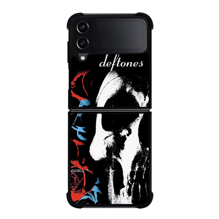 DEFTONES ROCK BAND ROSE SKULL Samsung Galaxy Z Flip 4 Case Cover