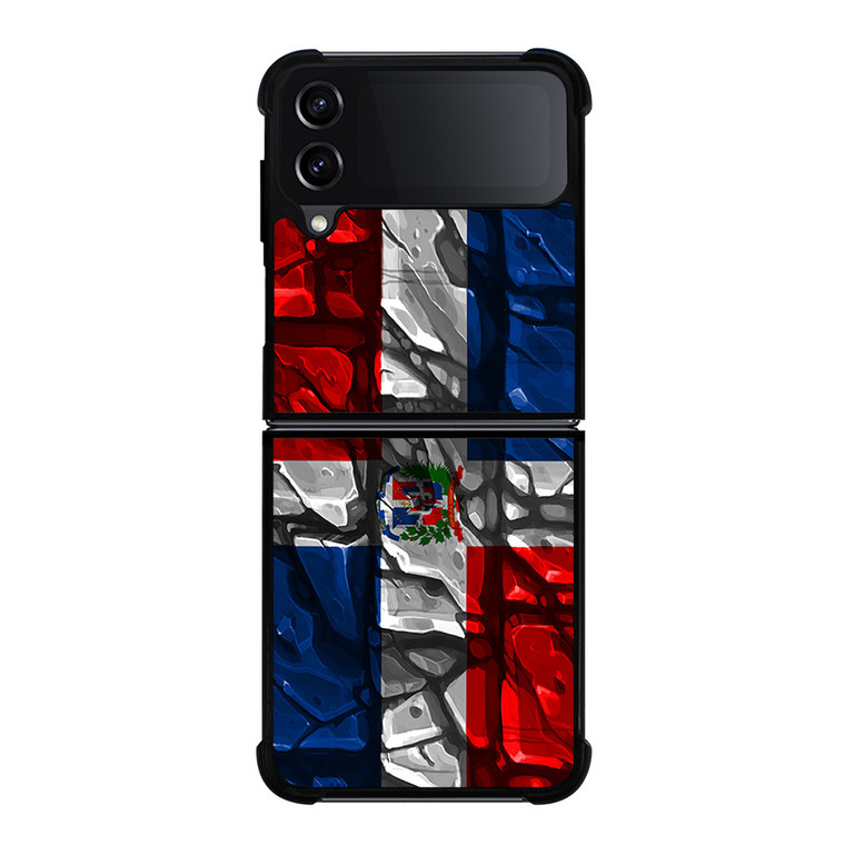DOMINICAN REPUBLIC FLAG Samsung Galaxy Z Flip 4 Case Cover