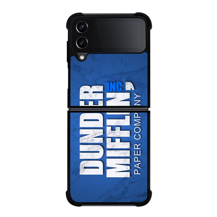 DUNDER MIFFLIN LOGO MARBLE Samsung Galaxy Z Flip 4 Case Cover