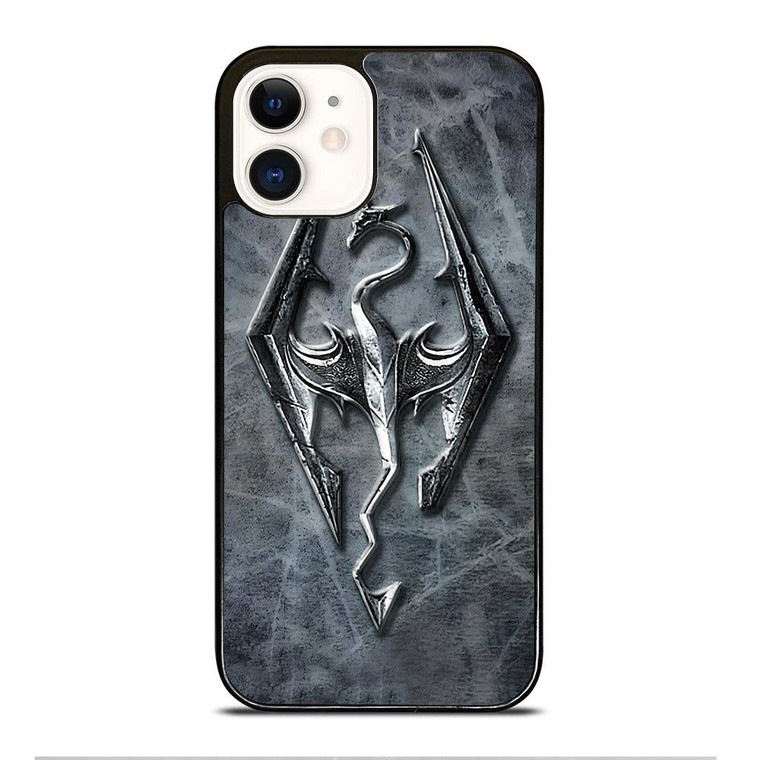 SKYRIM LOGO ELDER SCROLLS iPhone 12 Case Cover