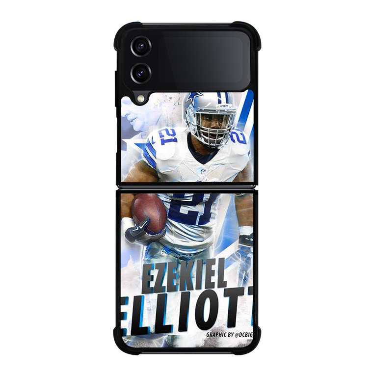 EZEKIEL ELLIOTT DALLAS COWBOYS NFL Samsung Galaxy Z Flip 4 Case Cover