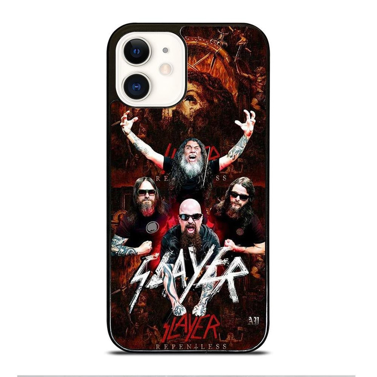 SLAYER METAL BAND POSTER iPhone 12 Case Cover
