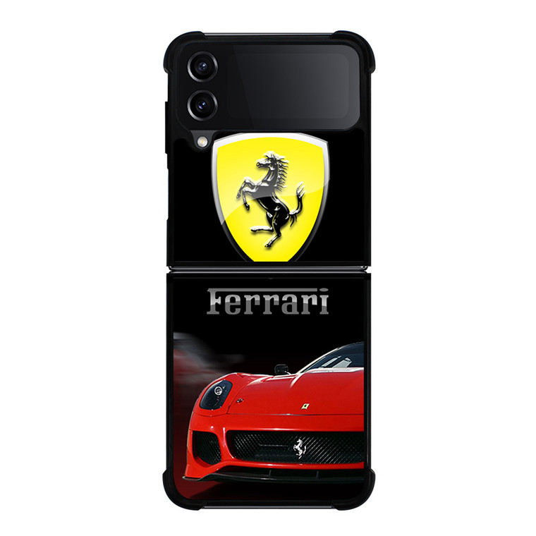 FERRARI RED CAR Samsung Galaxy Z Flip 4 Case Cover FERRARI RED CAR Samsung Galaxy Z Flip 4 Case Cover