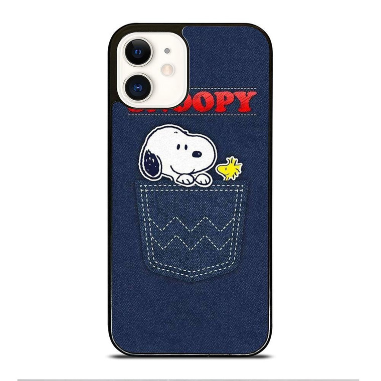 SNOOPY IN POCKET CARTOON iPhone 12 Case Cover