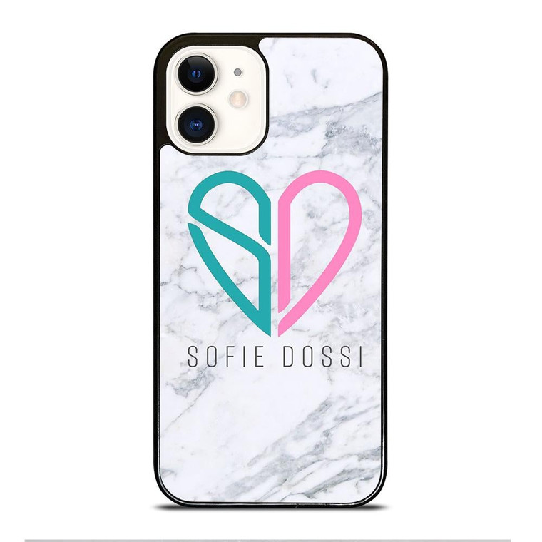 SOFIE DOSSI MARBELE LOGO iPhone 12 Case Cover