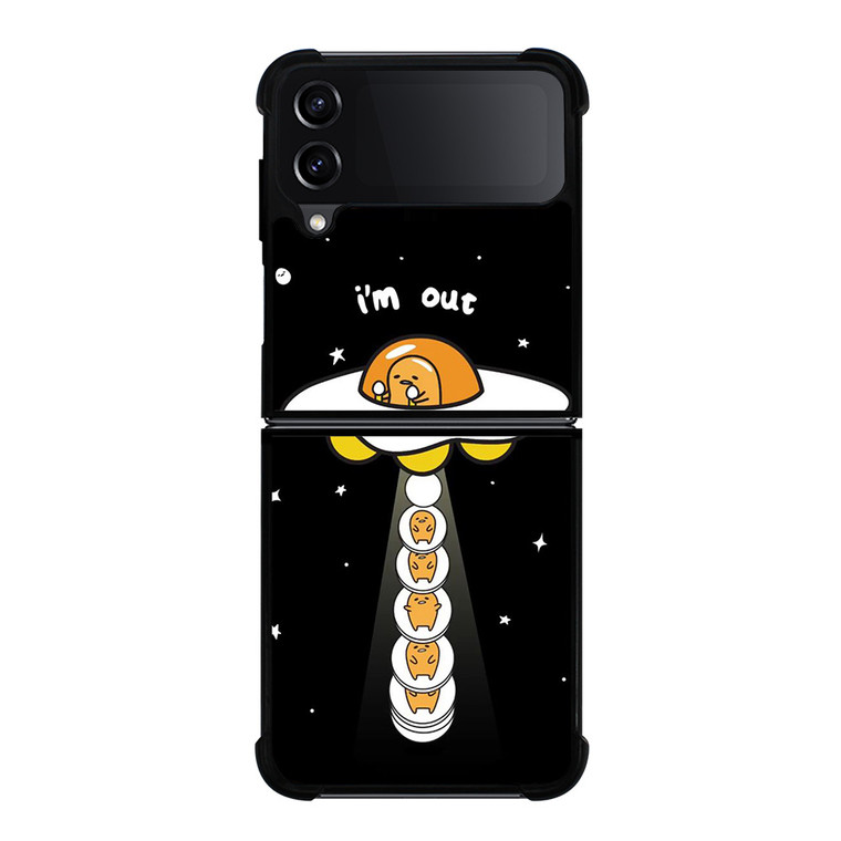 GUDETAMA LAZY EGG UFO Samsung Galaxy Z Flip 4 Case Cover