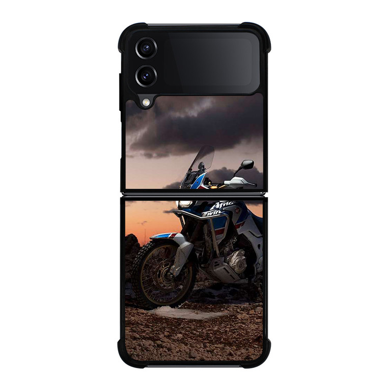 HONDA AFRICA TWIN DIRTY Samsung Galaxy Z Flip 4 Case Cover