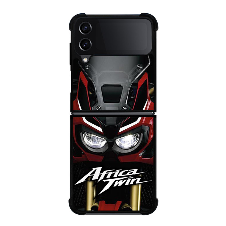 HONDA AFRICA TWIN FRONT VIEW Samsung Galaxy Z Flip 4 Case Cover