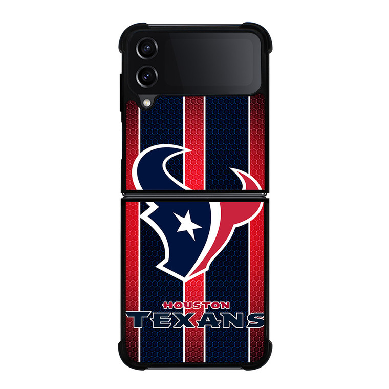 HOUSTON TEXANS STRIPE LOGO Samsung Galaxy Z Flip 4 Case Cover