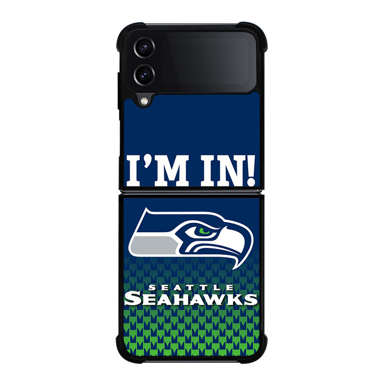IM IN SEATTLE SEAHAWKS Samsung Galaxy Z Flip 4 Case Cover