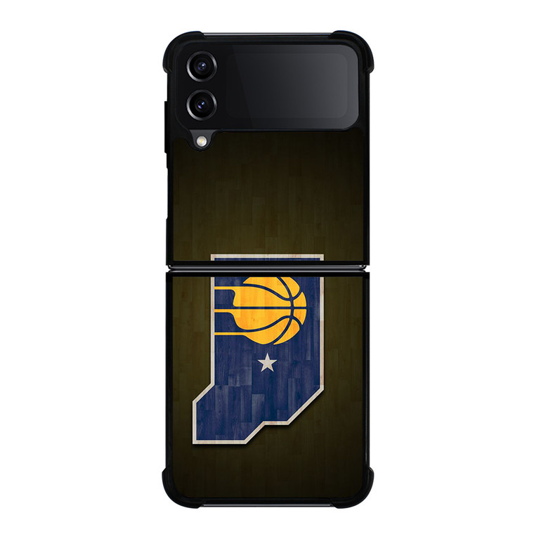 INDIANA PACERS WOODEN LOGO Samsung Galaxy Z Flip 4 Case Cover