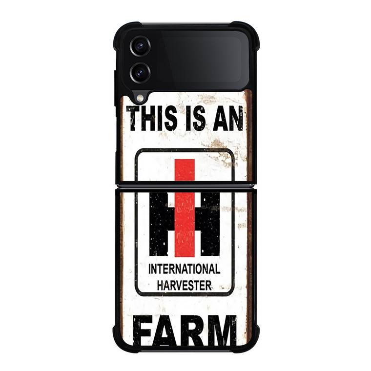 INTERNATIONAL HARVESTER IH THIS IS AN FARM Samsung Galaxy Z Flip 4 Case Cover