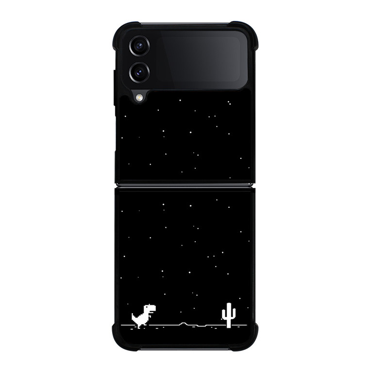 INTERNET ERROR DINOSAUR POLKADOTS Samsung Galaxy Z Flip 4 Case Cover