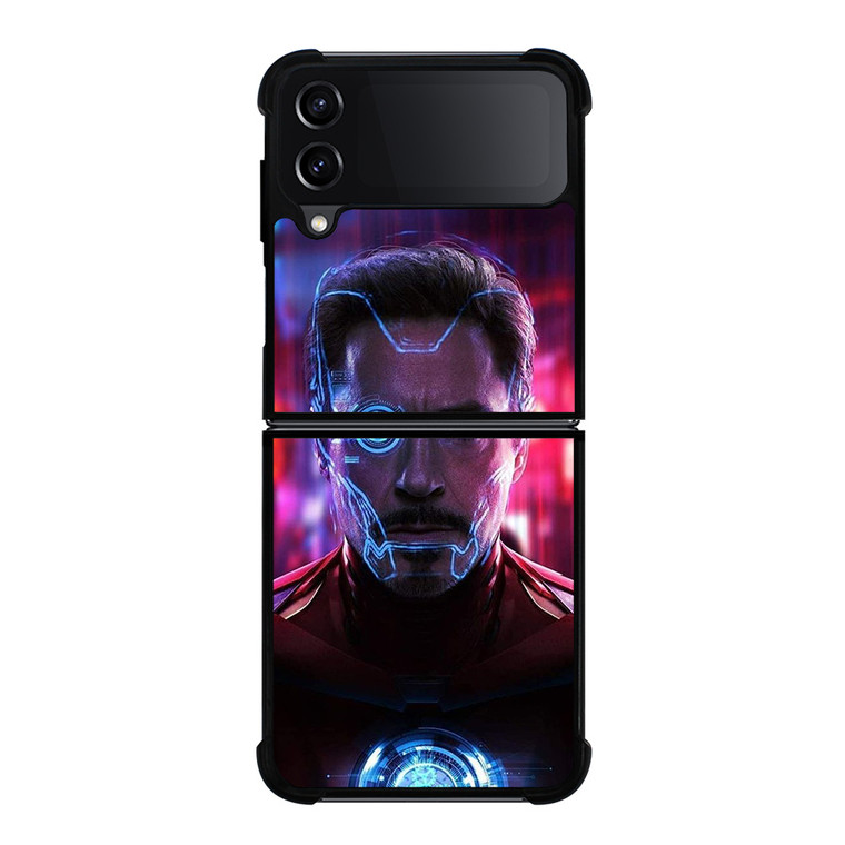 IRON MAN AVENGERS TONY STARK FACE Samsung Galaxy Z Flip 4 Case Cover
