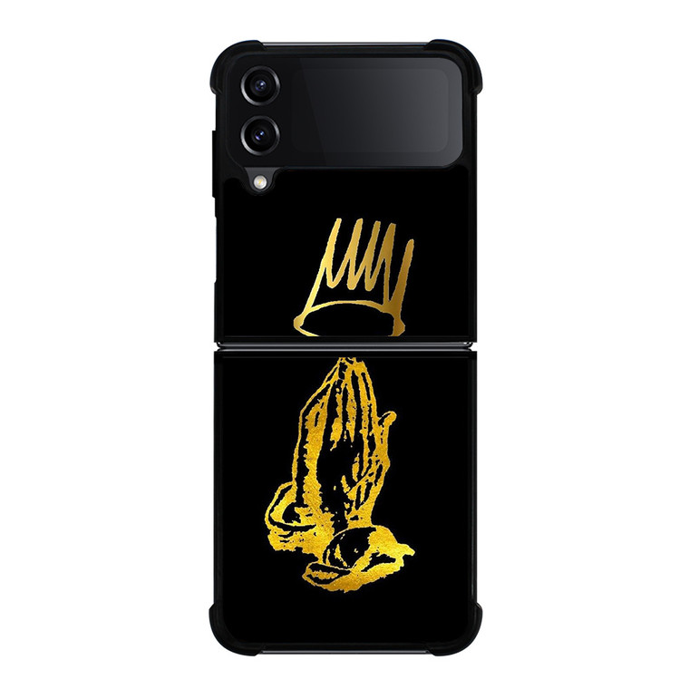 J COLE X DRAKE GOLD Samsung Galaxy Z Flip 4 Case Cover