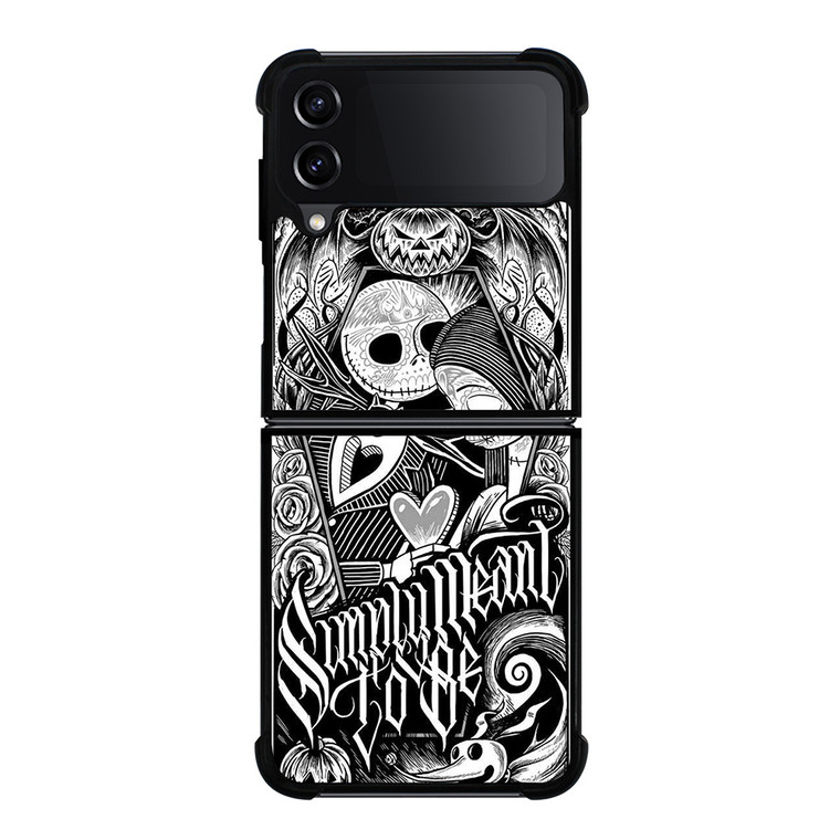JACK AND SALLY NIGHTMARE BEFORE CHRISTMAS Samsung Galaxy Z Flip 4 Case Cover
