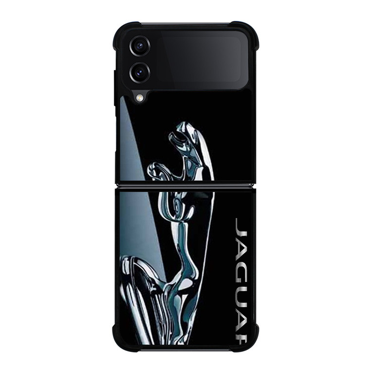 JAGUAR METAL LOGO 2 Samsung Galaxy Z Flip 4 Case Cover