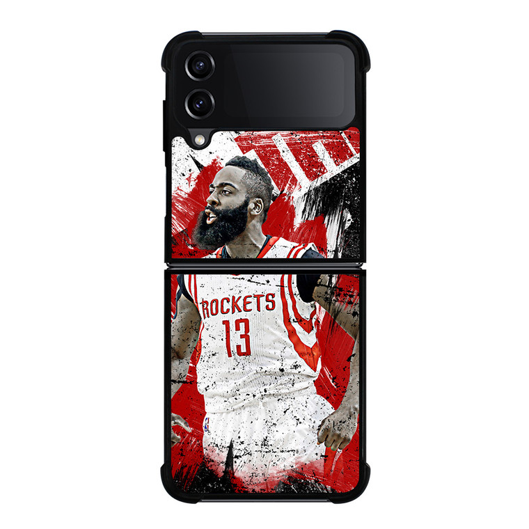 JAMES HARDEN ROCKETS ART Samsung Galaxy Z Flip 4 Case Cover