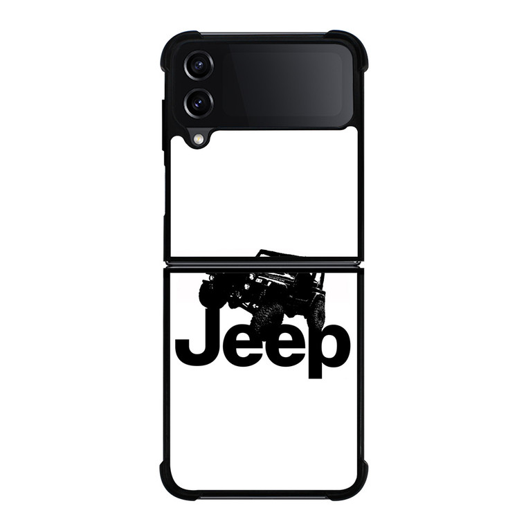 JEEP BLACK LOGO Samsung Galaxy Z Flip 4 Case Cover