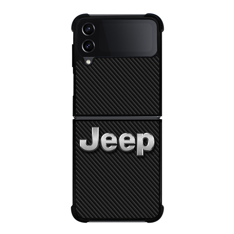 JEEP LOGO CARBON Samsung Galaxy Z Flip 4 Case Cover