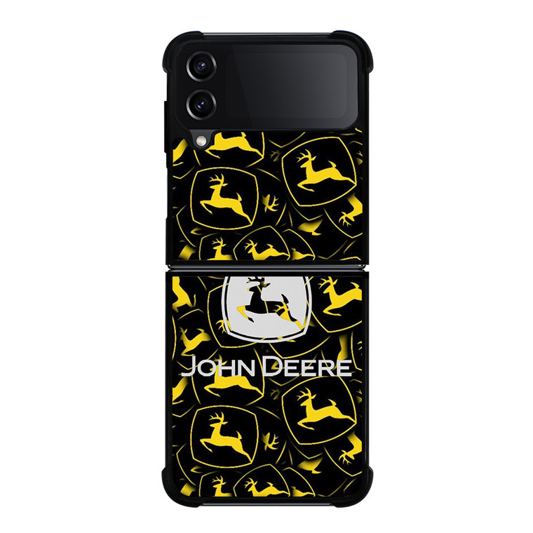 JOHN DEERE LOGO PATTERN Samsung Galaxy Z Flip 4 Case Cover
