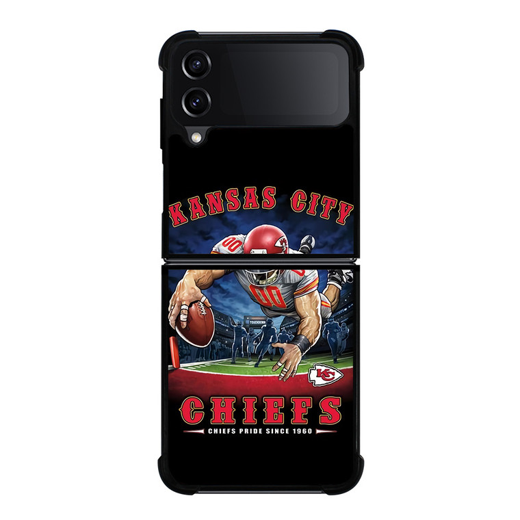 KANSAS CITY CHIEFS FOOTBALL ART Samsung Galaxy Z Flip 4 Case Cover
