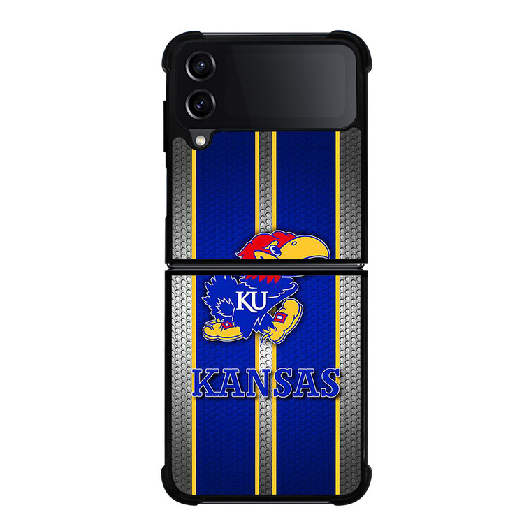 KANSAS JAYHAWKS ICON Samsung Galaxy Z Flip 4 Case Cover