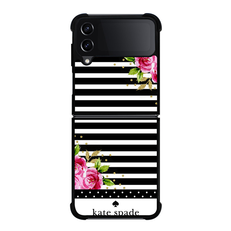 KATE SPADE FLORAL POLKADOTS Samsung Galaxy Z Flip 4 Case Cover