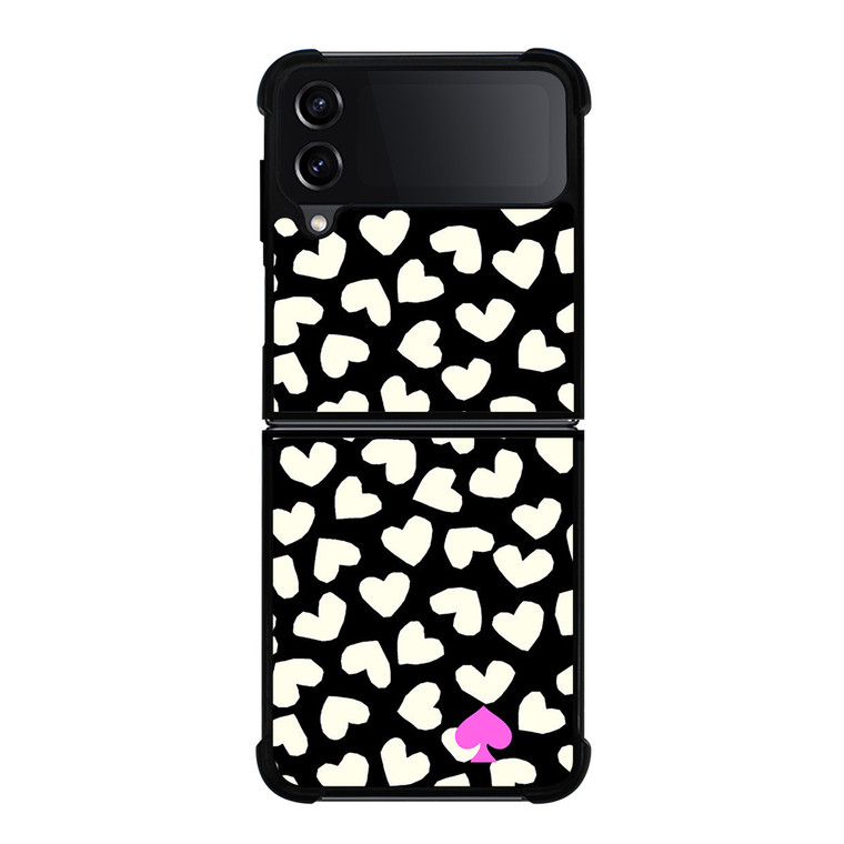 KATE SPADE LOVE HEART POLKADOTS Samsung Galaxy Z Flip 4 Case Cover