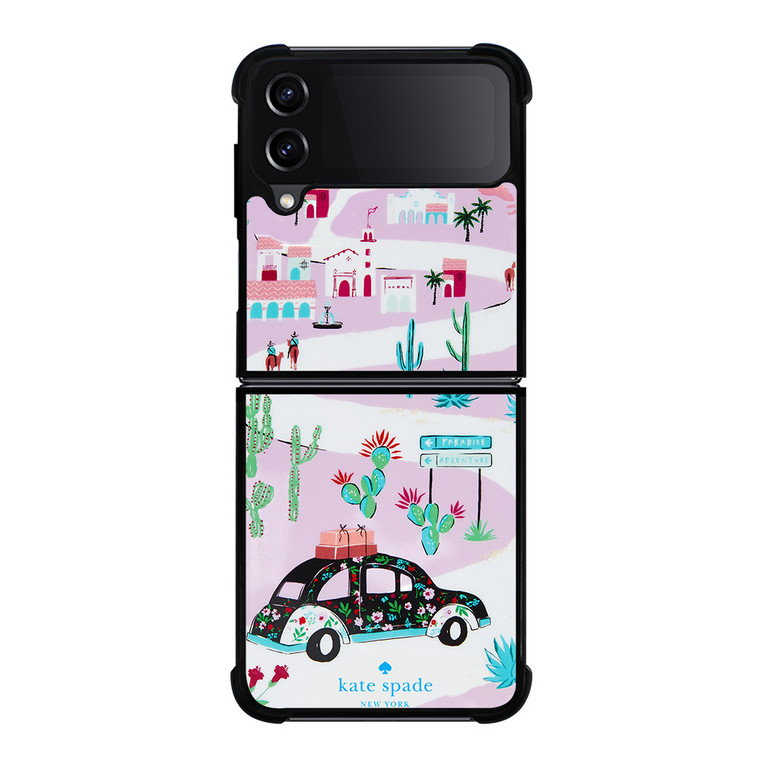 KATE SPADE NEW YORK ROAD TRIP Samsung Galaxy Z Flip 4 Case Cover