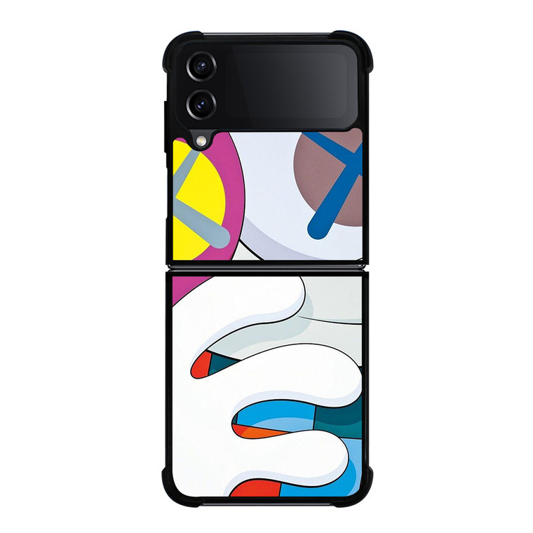 KAWS CARTOON ART Samsung Galaxy Z Flip 4 Case Cover