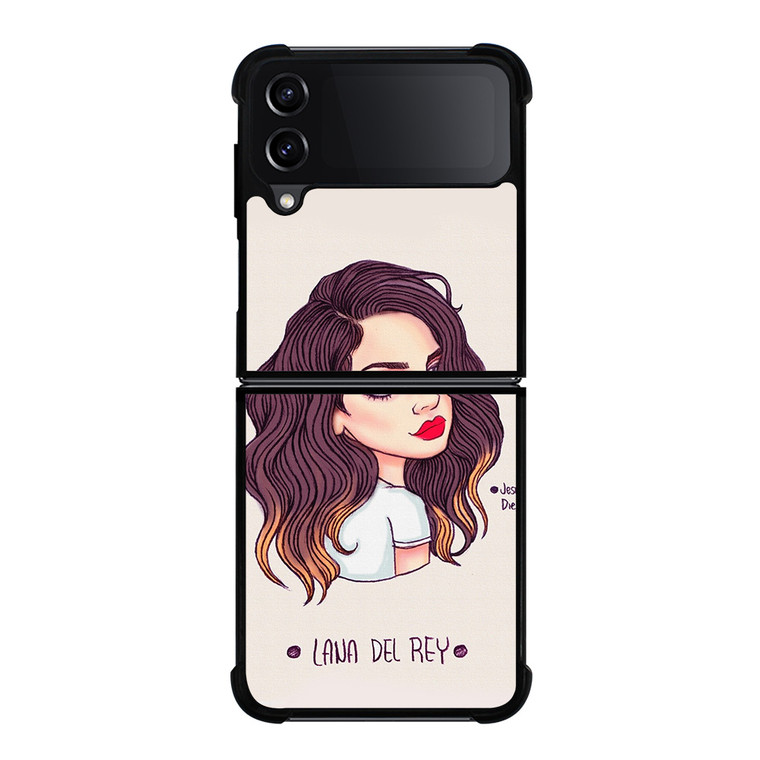 LANA DEL REY CARTOON Samsung Galaxy Z Flip 4 Case Cover