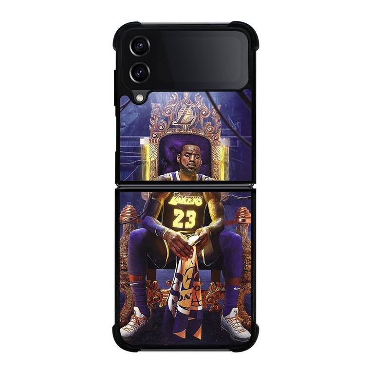 LEBRON JAMES LAKERS KING Samsung Galaxy Z Flip 4 Case Cover