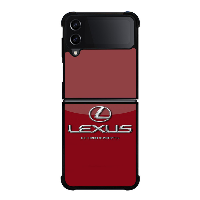 LEXUS THE PURSUIT OF PERFECTION EMBLEM Samsung Galaxy Z Flip 4 Case Cover