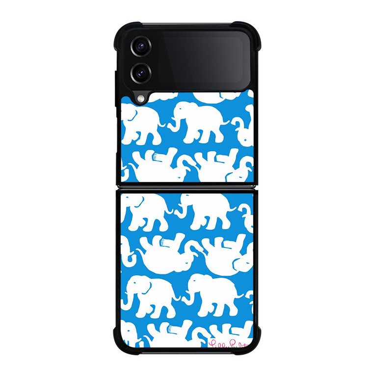 LILLY PULITZER TINY ELEPHANT Samsung Galaxy Z Flip 4 Case Cover