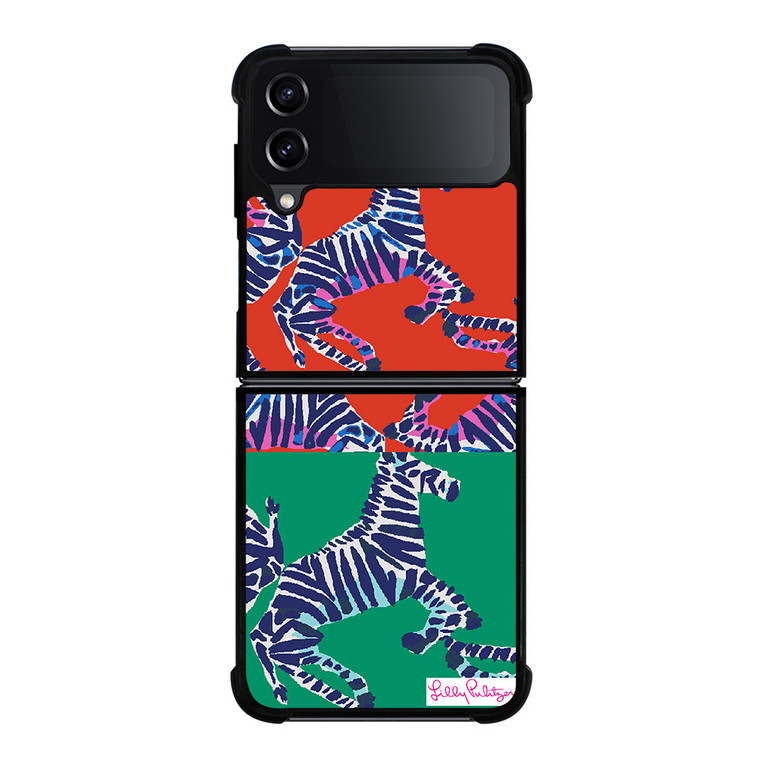 LILLY PULITZER ZEBRA Samsung Galaxy Z Flip 4 Case Cover