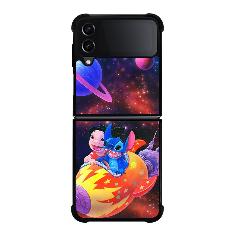 LILO AND STITCH IN ROCKET Samsung Galaxy Z Flip 4 Case Cover